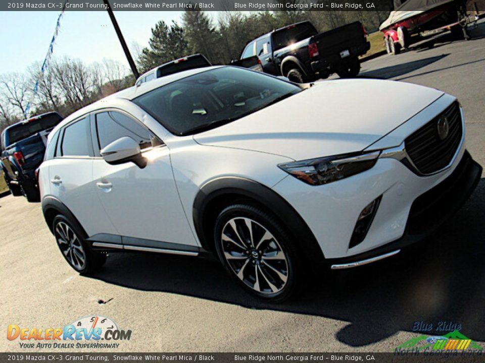 2019 Mazda CX-3 Grand Touring Snowflake White Pearl Mica / Black Photo #25