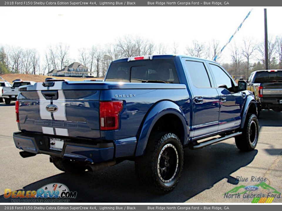 2018 Ford F150 Shelby Cobra Edition SuperCrew 4x4 Lightning Blue / Black Photo #5