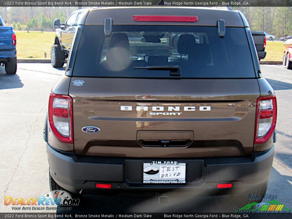 2022 Ford Bronco Sport Big Bend 4x4 Bronze Smoke Metallic / Medium Dark Slate Photo #4