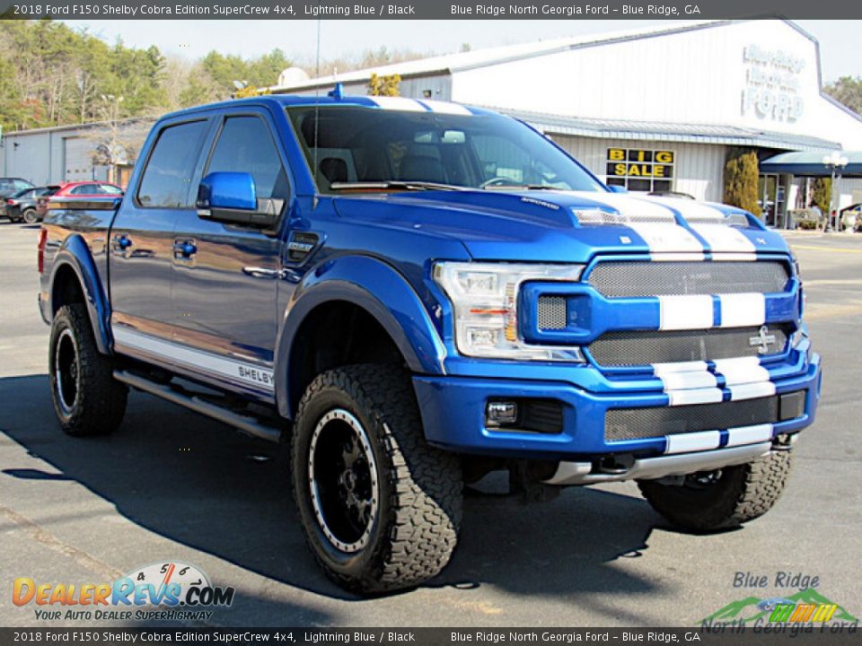 Lightning Blue 2018 Ford F150 Shelby Cobra Edition SuperCrew 4x4 Photo #7