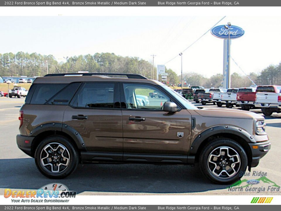 2022 Ford Bronco Sport Big Bend 4x4 Bronze Smoke Metallic / Medium Dark Slate Photo #6