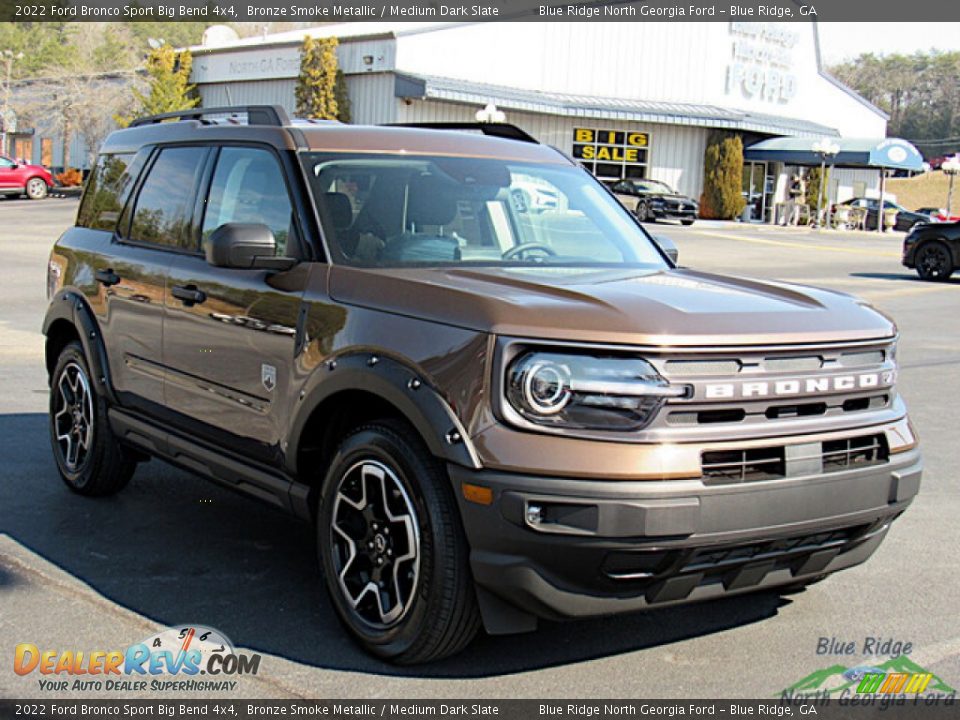 2022 Ford Bronco Sport Big Bend 4x4 Bronze Smoke Metallic / Medium Dark Slate Photo #7