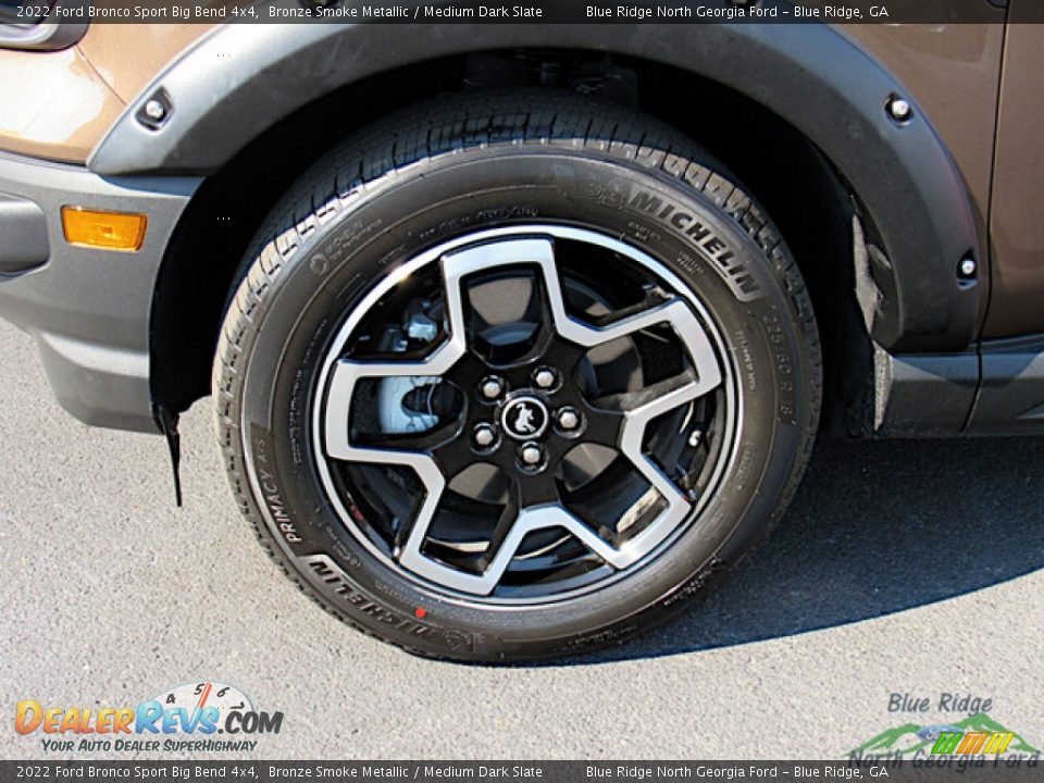 2022 Ford Bronco Sport Big Bend 4x4 Bronze Smoke Metallic / Medium Dark Slate Photo #9