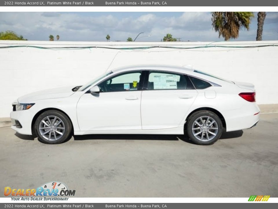 2022 Honda Accord LX Platinum White Pearl / Black Photo #6