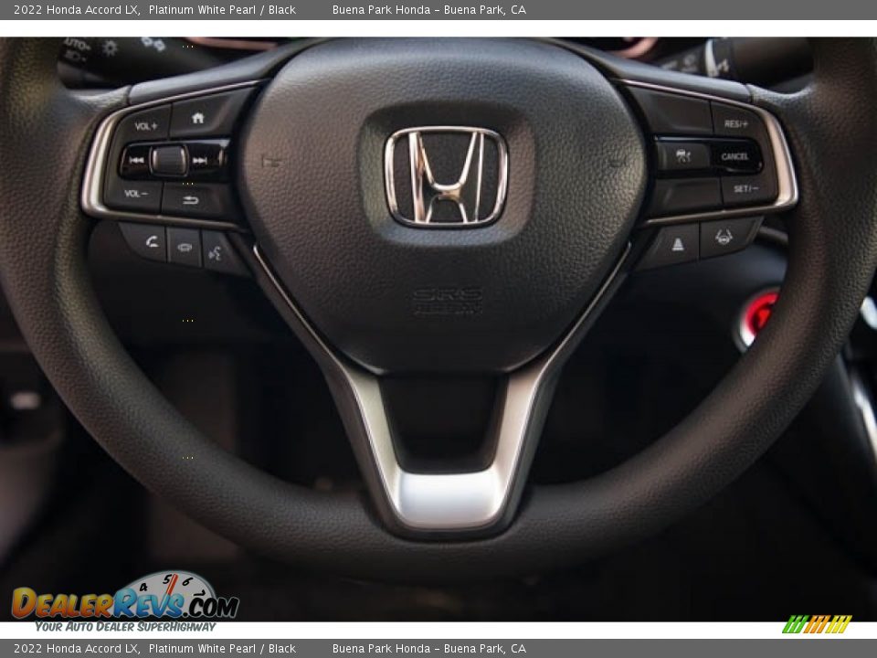 2022 Honda Accord LX Platinum White Pearl / Black Photo #21