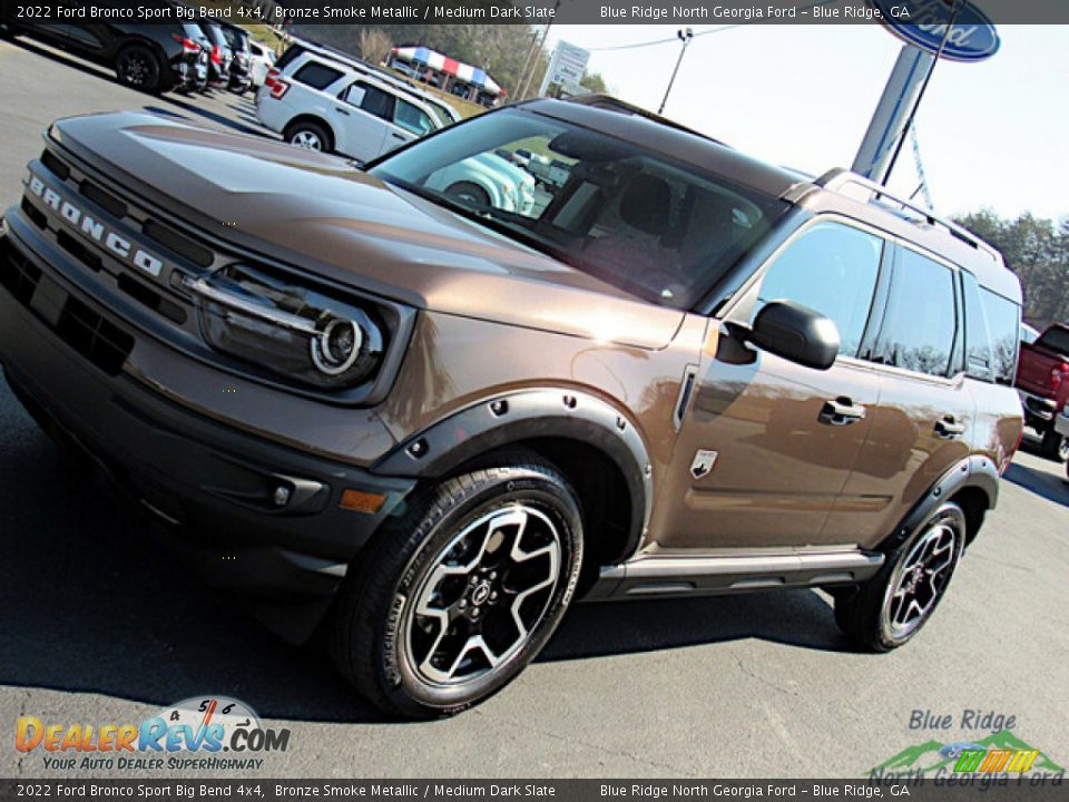 2022 Ford Bronco Sport Big Bend 4x4 Bronze Smoke Metallic / Medium Dark Slate Photo #26