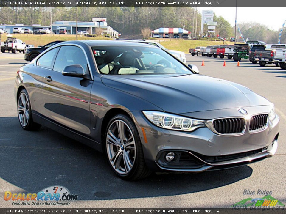 2017 BMW 4 Series 440i xDrive Coupe Mineral Grey Metallic / Black Photo #7