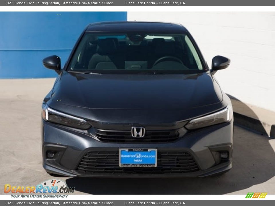 2022 Honda Civic Touring Sedan Meteorite Gray Metallic / Black Photo #3