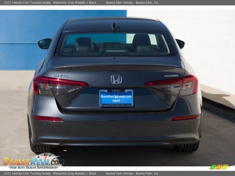 2022 Honda Civic Touring Sedan Meteorite Gray Metallic / Black Photo #5