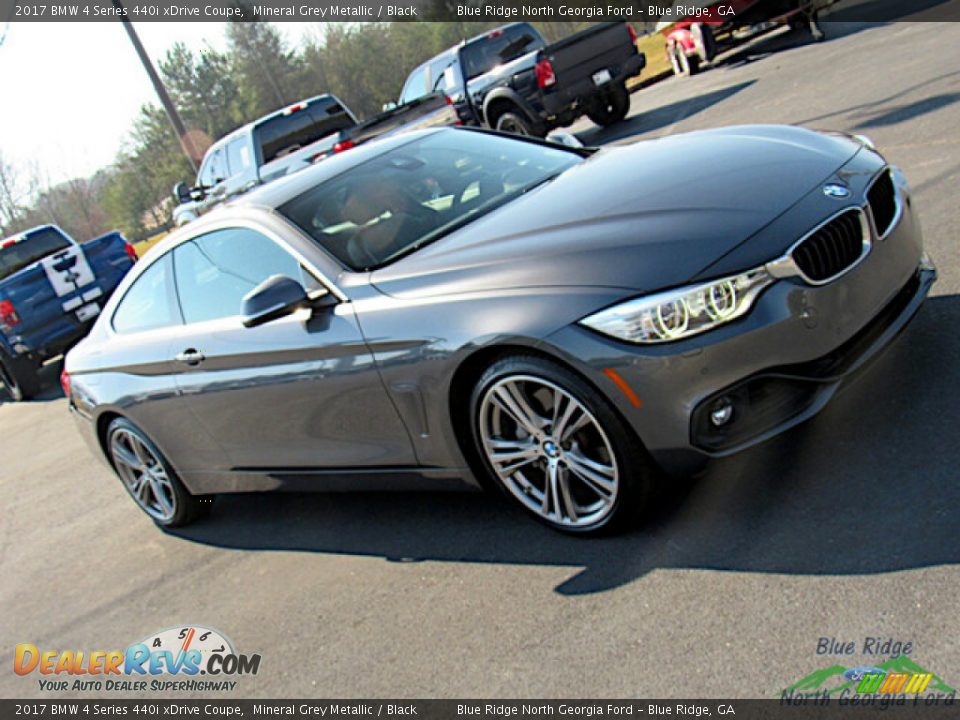 2017 BMW 4 Series 440i xDrive Coupe Mineral Grey Metallic / Black Photo #28