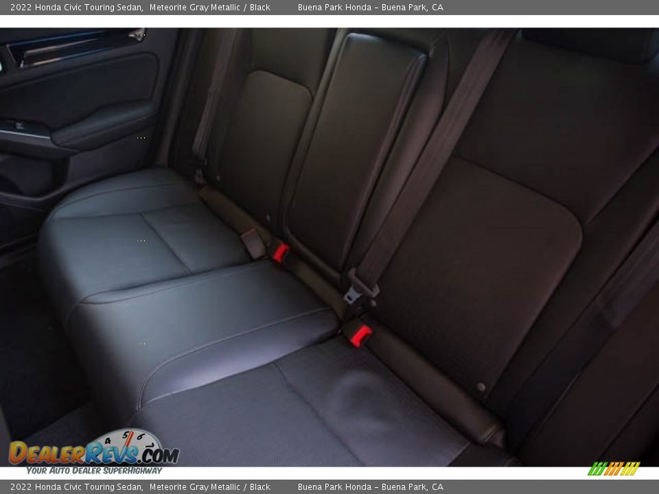 2022 Honda Civic Touring Sedan Meteorite Gray Metallic / Black Photo #26