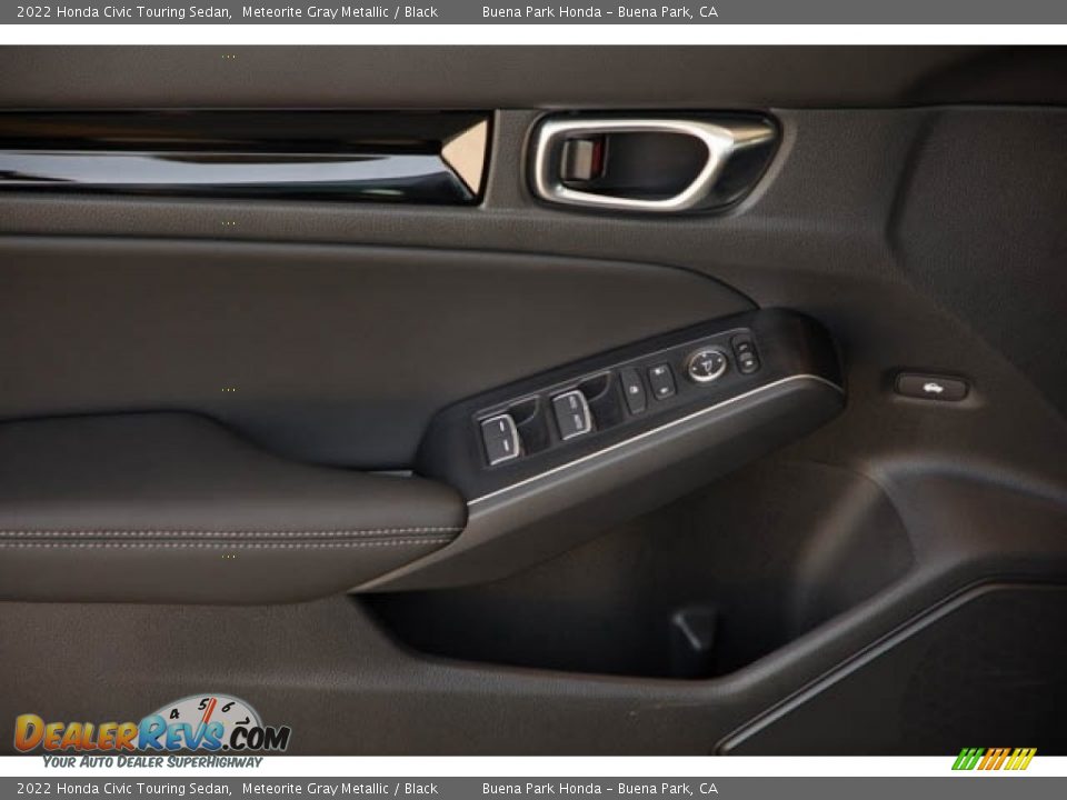 2022 Honda Civic Touring Sedan Meteorite Gray Metallic / Black Photo #34