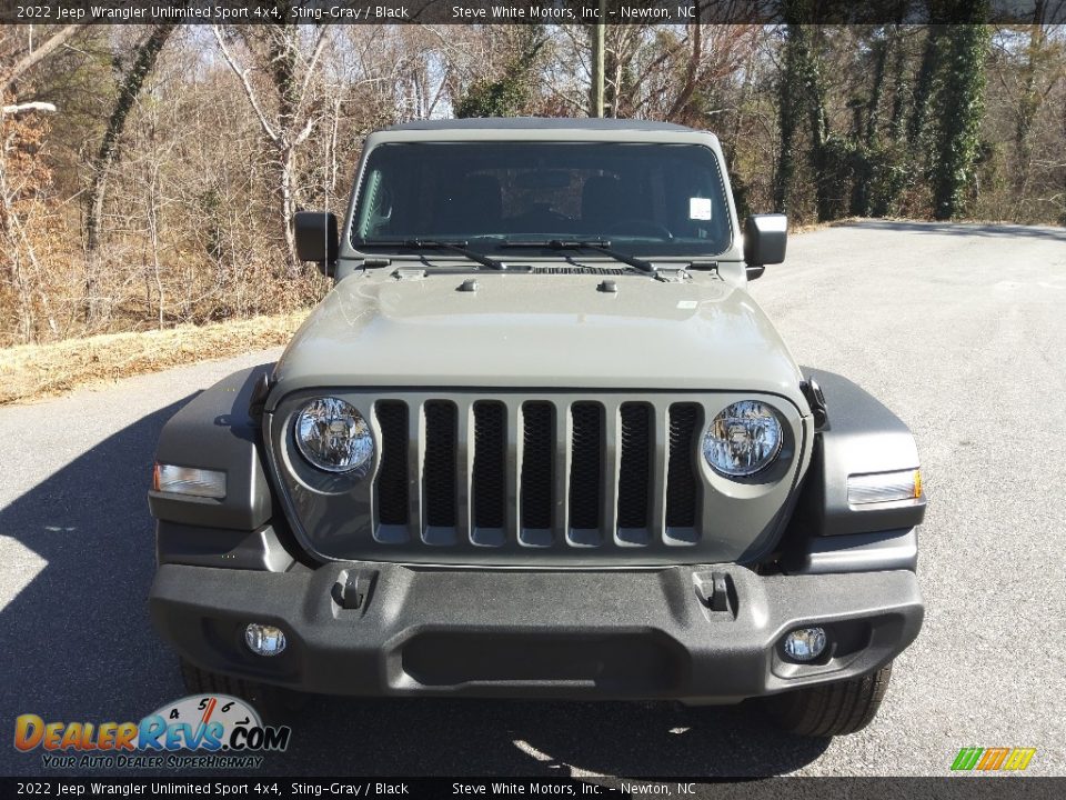 2022 Jeep Wrangler Unlimited Sport 4x4 Sting-Gray / Black Photo #3