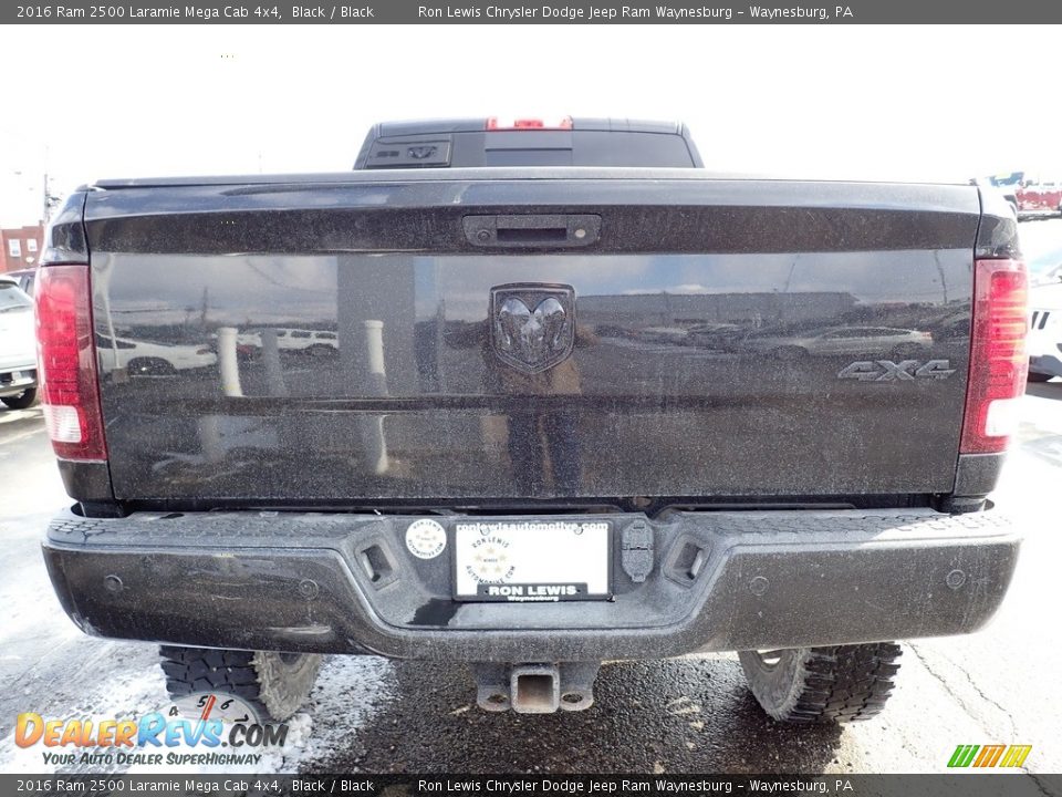 2016 Ram 2500 Laramie Mega Cab 4x4 Black / Black Photo #4