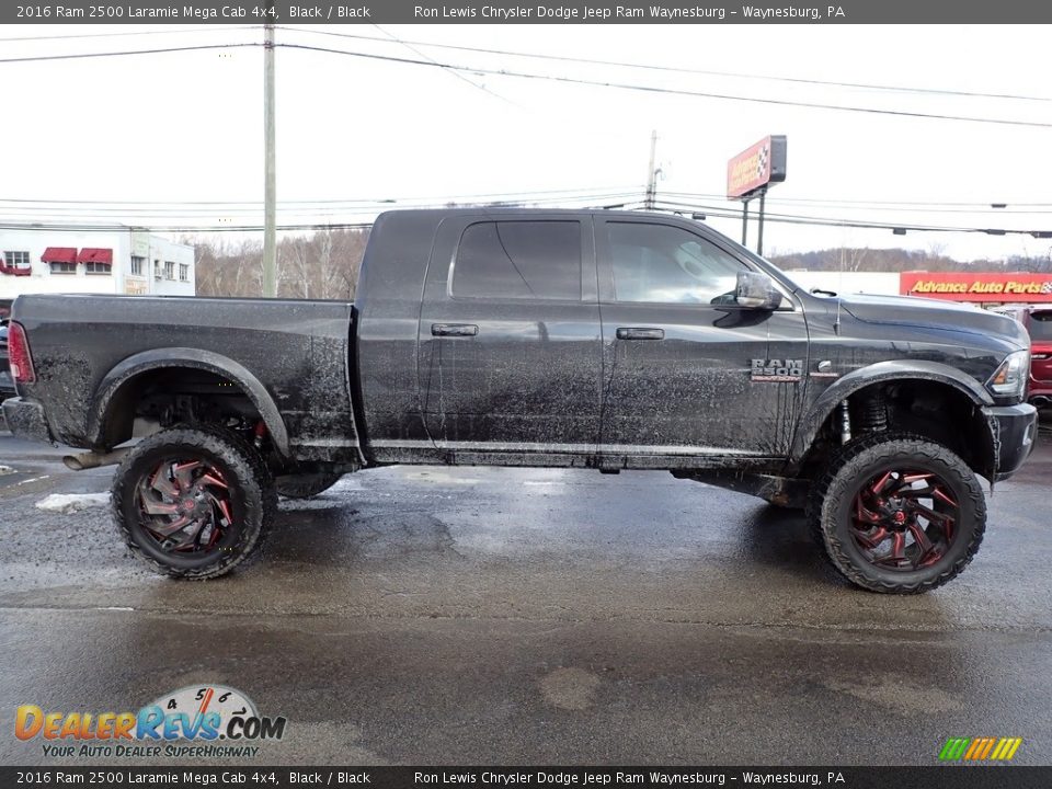 2016 Ram 2500 Laramie Mega Cab 4x4 Black / Black Photo #6