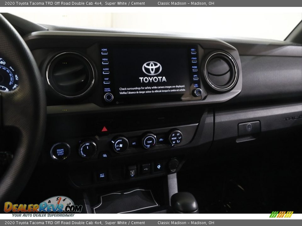 2020 Toyota Tacoma TRD Off Road Double Cab 4x4 Super White / Cement Photo #9