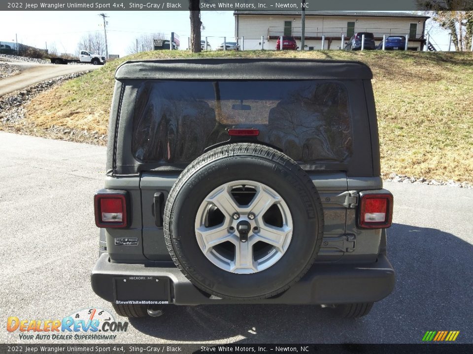 2022 Jeep Wrangler Unlimited Sport 4x4 Sting-Gray / Black Photo #7