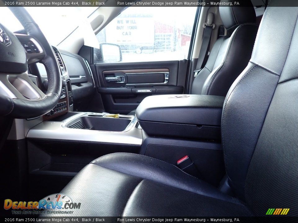 2016 Ram 2500 Laramie Mega Cab 4x4 Black / Black Photo #10