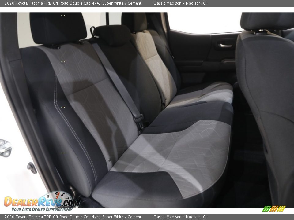 2020 Toyota Tacoma TRD Off Road Double Cab 4x4 Super White / Cement Photo #15