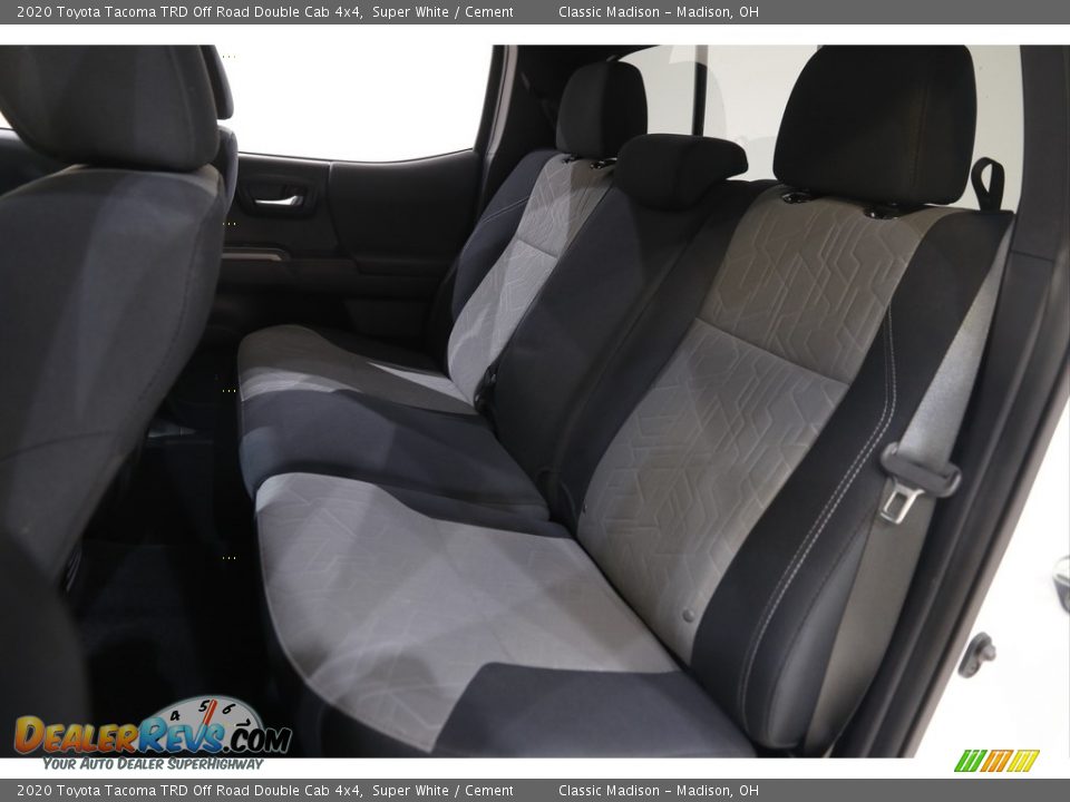 2020 Toyota Tacoma TRD Off Road Double Cab 4x4 Super White / Cement Photo #16