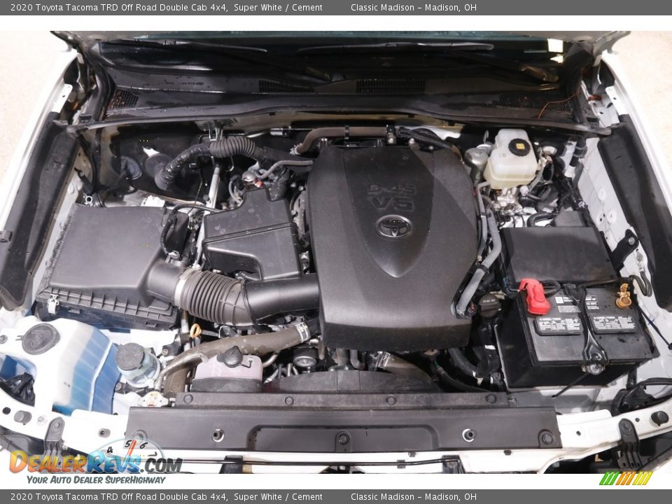 2020 Toyota Tacoma TRD Off Road Double Cab 4x4 Super White / Cement Photo #18