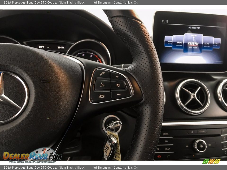 2019 Mercedes-Benz CLA 250 Coupe Night Black / Black Photo #20