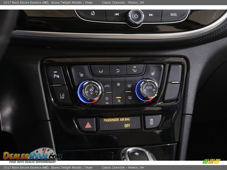 Controls of 2017 Buick Encore Essence AWD Photo #13