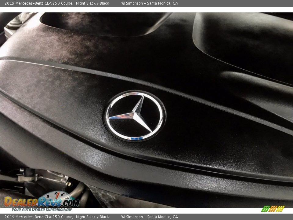 2019 Mercedes-Benz CLA 250 Coupe Night Black / Black Photo #31