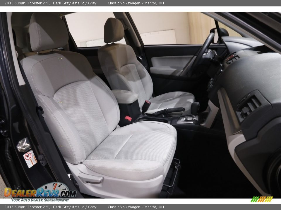 2015 Subaru Forester 2.5i Dark Gray Metallic / Gray Photo #15