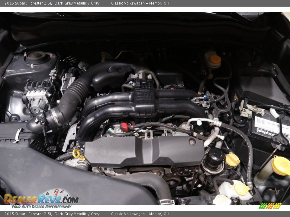 2015 Subaru Forester 2.5i Dark Gray Metallic / Gray Photo #19