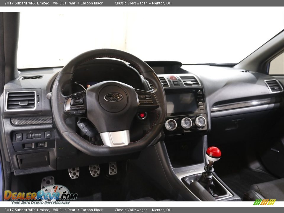 2017 Subaru WRX Limited WR Blue Pearl / Carbon Black Photo #6