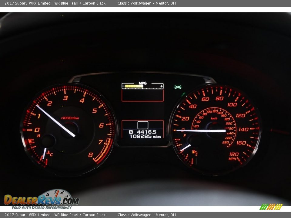 2017 Subaru WRX Limited Gauges Photo #8