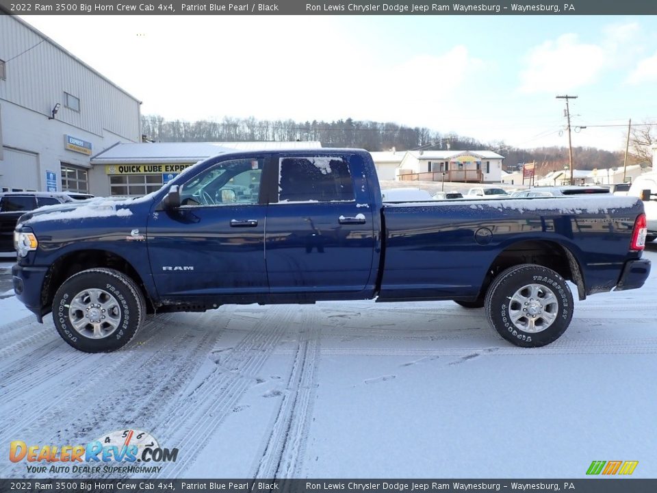 2022 Ram 3500 Big Horn Crew Cab 4x4 Patriot Blue Pearl / Black Photo #2