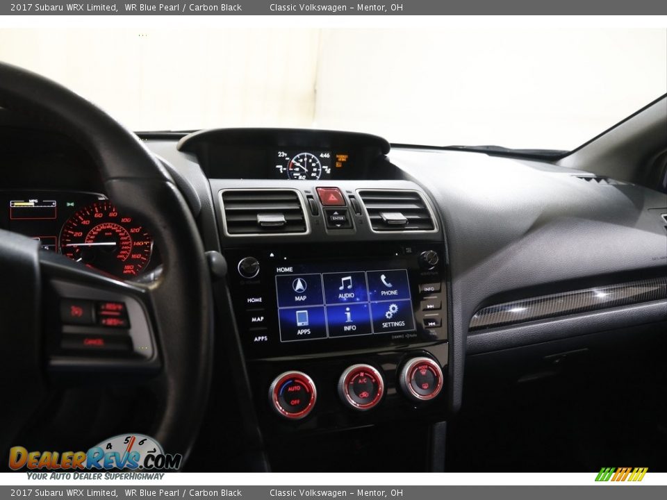2017 Subaru WRX Limited WR Blue Pearl / Carbon Black Photo #9