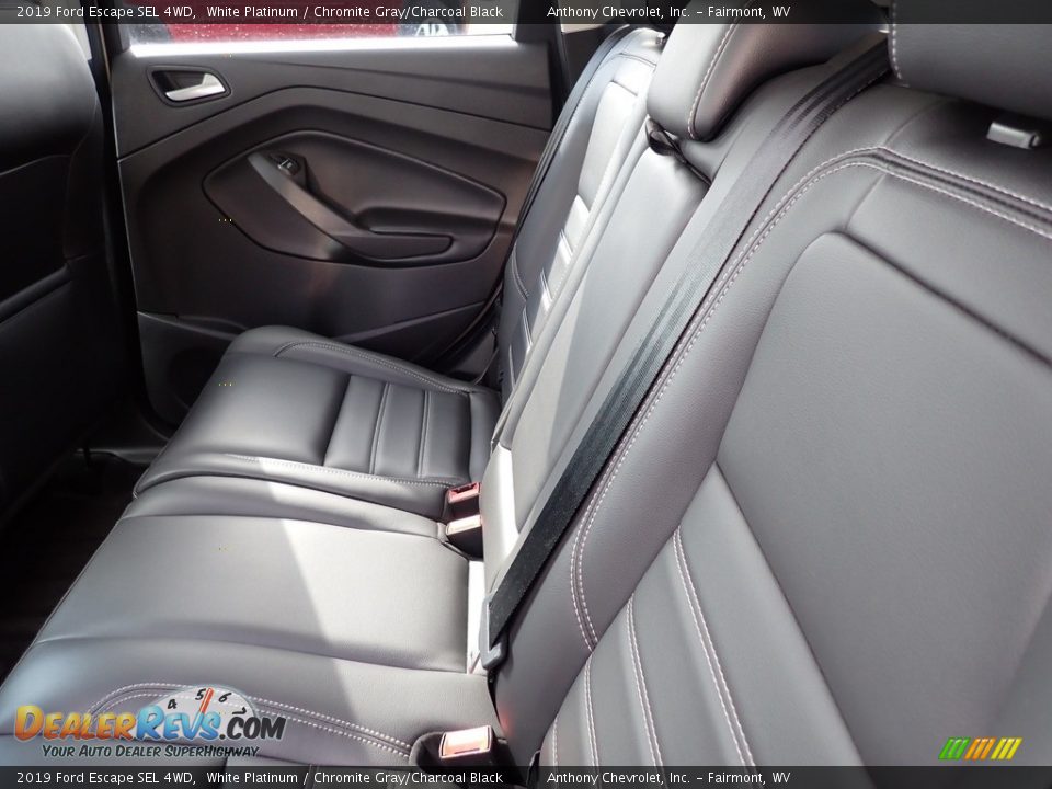 2019 Ford Escape SEL 4WD White Platinum / Chromite Gray/Charcoal Black Photo #12
