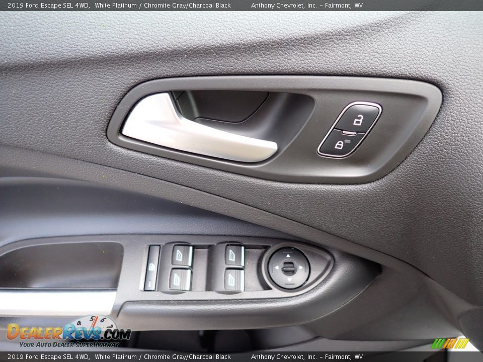 2019 Ford Escape SEL 4WD White Platinum / Chromite Gray/Charcoal Black Photo #14
