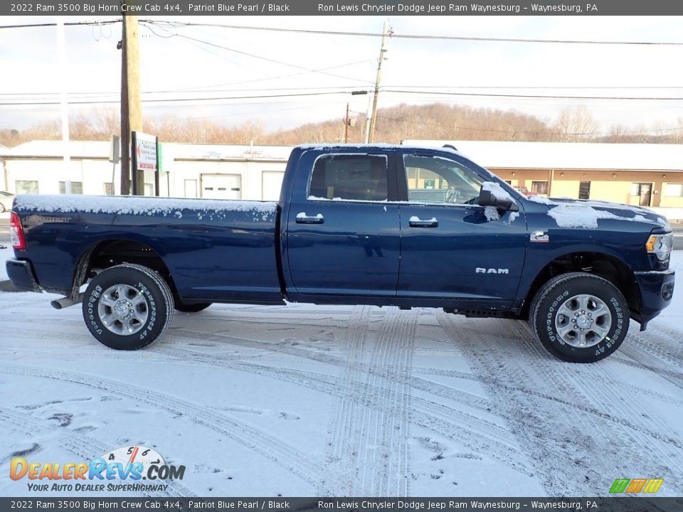 2022 Ram 3500 Big Horn Crew Cab 4x4 Patriot Blue Pearl / Black Photo #6