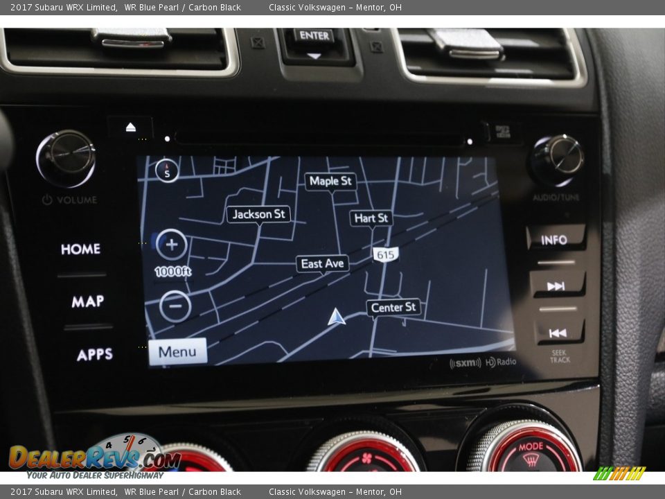 Navigation of 2017 Subaru WRX Limited Photo #13