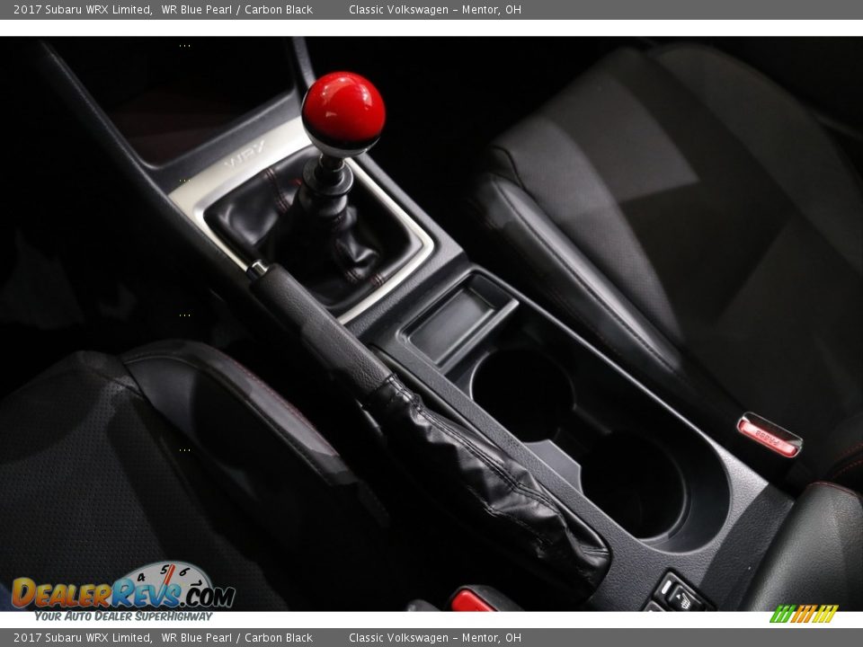 2017 Subaru WRX Limited WR Blue Pearl / Carbon Black Photo #17