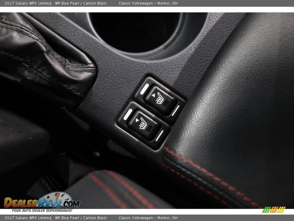 2017 Subaru WRX Limited WR Blue Pearl / Carbon Black Photo #18