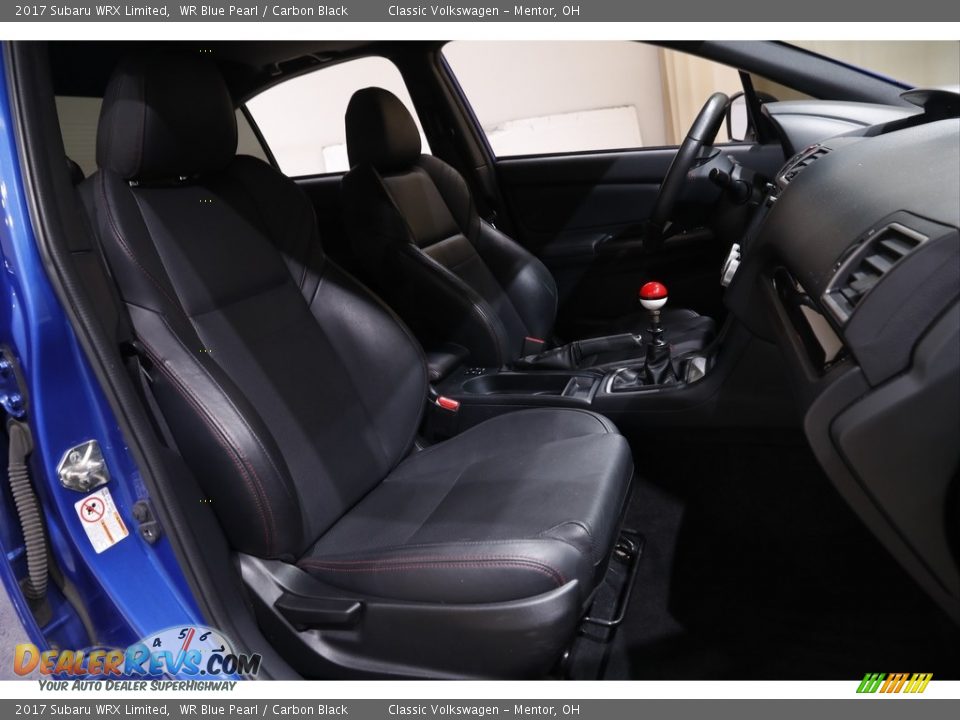 2017 Subaru WRX Limited WR Blue Pearl / Carbon Black Photo #19