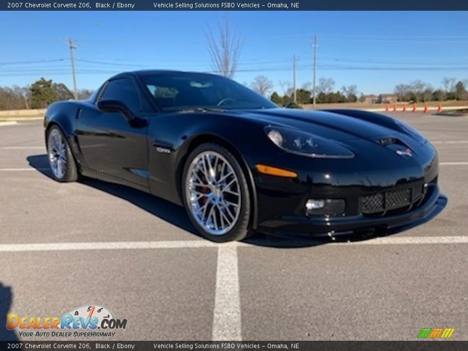 2007 Chevrolet Corvette Z06 Black / Ebony Photo #7