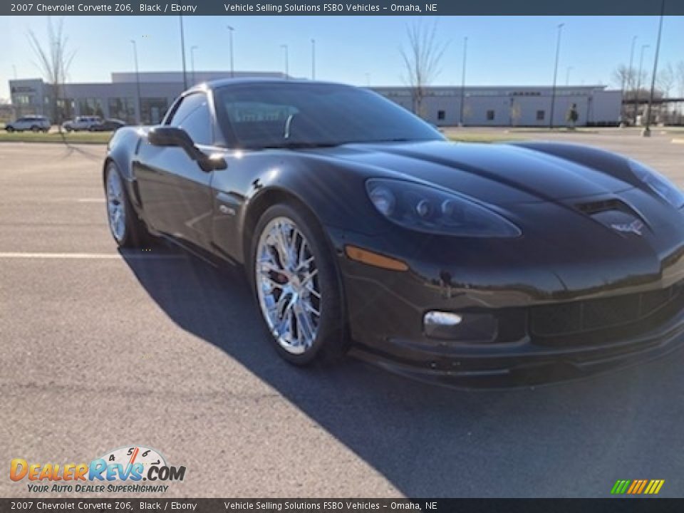 2007 Chevrolet Corvette Z06 Black / Ebony Photo #12