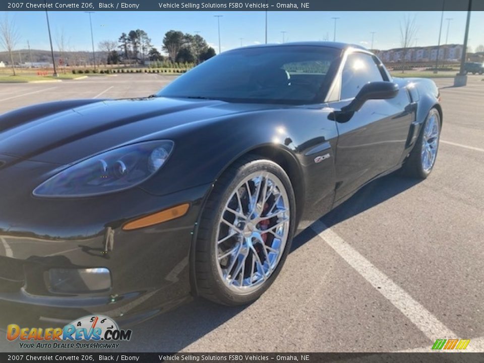 2007 Chevrolet Corvette Z06 Black / Ebony Photo #13