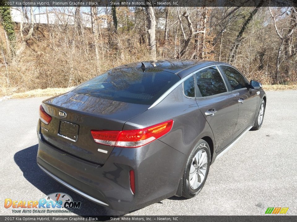 2017 Kia Optima Hybrid Platinum Graphite / Black Photo #6