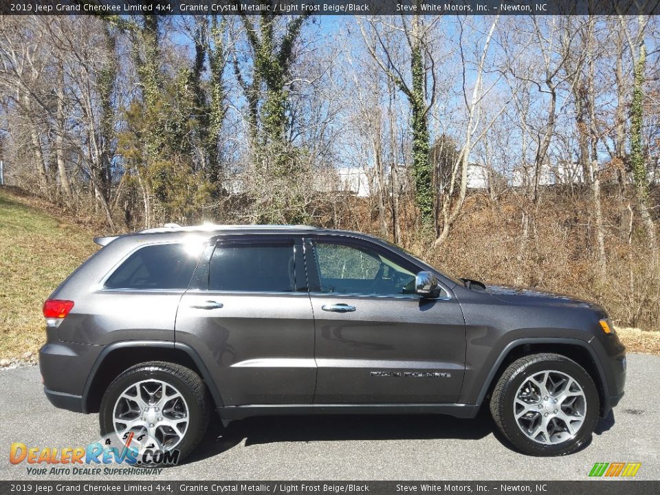 2019 Jeep Grand Cherokee Limited 4x4 Granite Crystal Metallic / Light Frost Beige/Black Photo #5