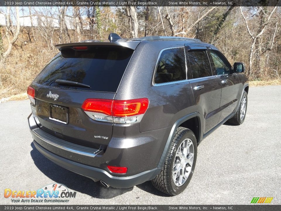 2019 Jeep Grand Cherokee Limited 4x4 Granite Crystal Metallic / Light Frost Beige/Black Photo #6