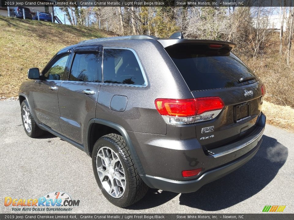 2019 Jeep Grand Cherokee Limited 4x4 Granite Crystal Metallic / Light Frost Beige/Black Photo #8