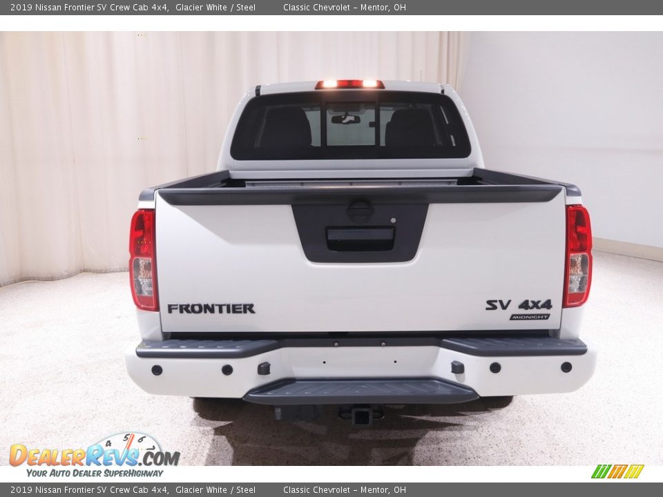 2019 Nissan Frontier SV Crew Cab 4x4 Glacier White / Steel Photo #18