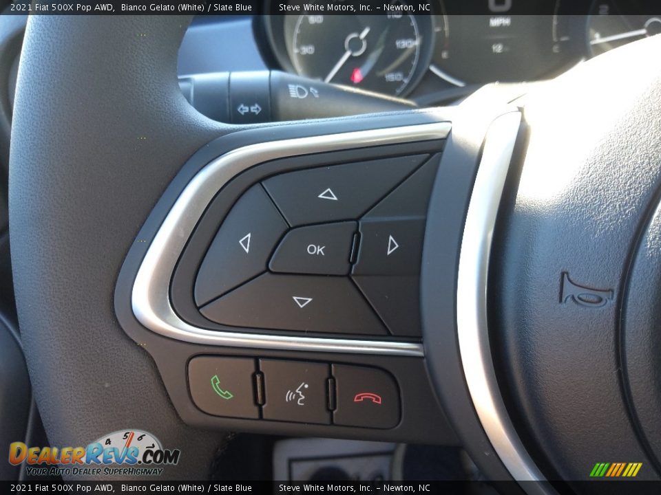 2021 Fiat 500X Pop AWD Steering Wheel Photo #18